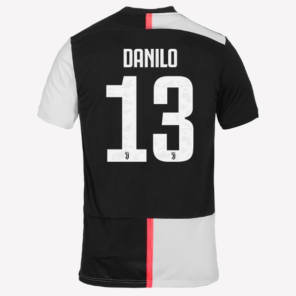 Camiseta Juventus NO.13 Danilo 1ª 2019/20 Blanco Negro